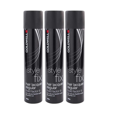 Goldwell Style Fix Hair Lacquer Hold Factor 8 100g - 3 pack