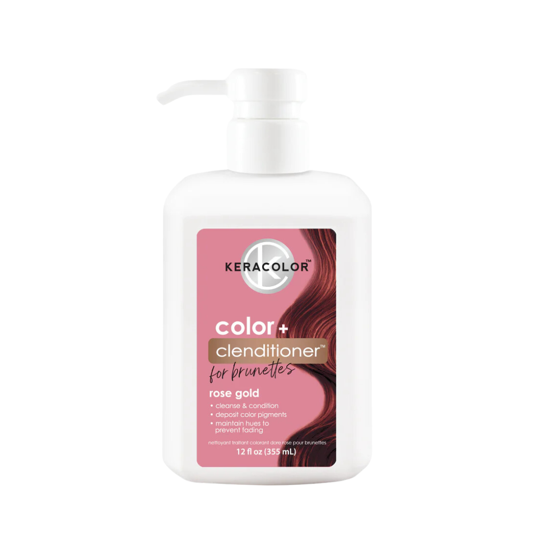 Keracolor Color Clenditioner For Brunettes + Rose Gold  355ml