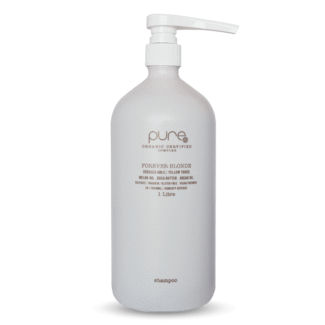Pure Forever Blonde Shampoo & Conditioner 1 Litre Duo Beautopia Hair & Beauty