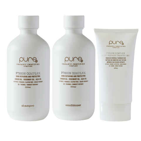 Pure Fusion Complex Shampoo, Conditioner, Treatment Trio