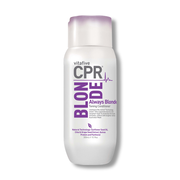 CPR Vitafive Always Blonde Violet + Blue Conditioner 300ml - Beautopia Hair & Beauty