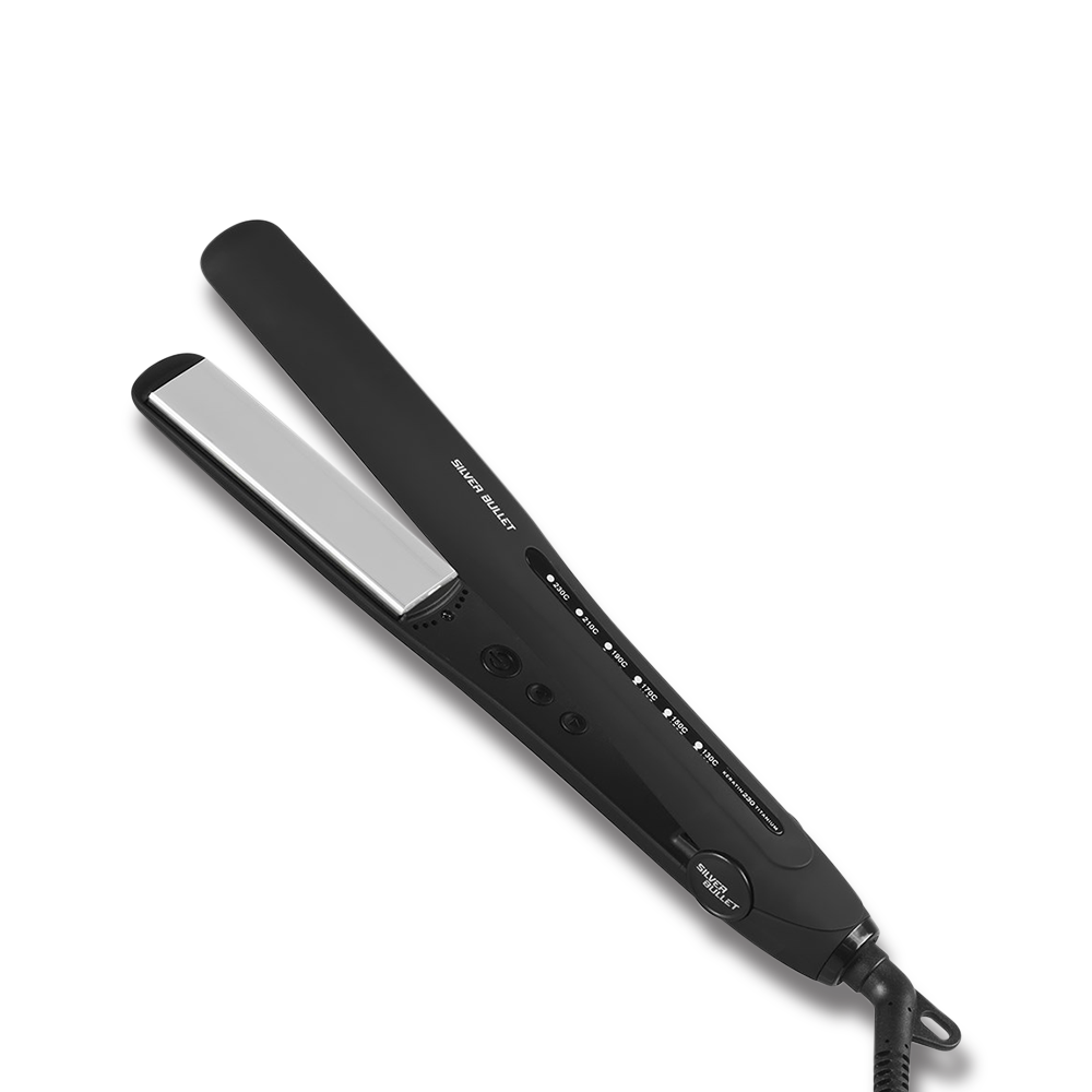 Silver bullet keratin 230 top gold titanium hair straightener
