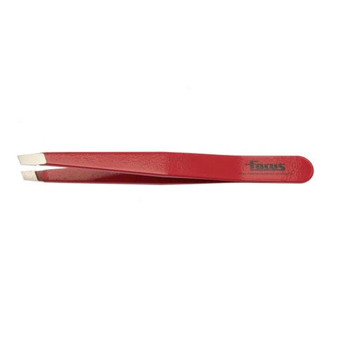 Focus Slanted Tweezer Red - Beautopia Hair & Beauty