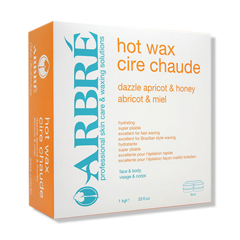 Arbre Dazzle Apricot and Honey Brazilian Hot Wax 1 kg - Beautopia Hair & Beauty