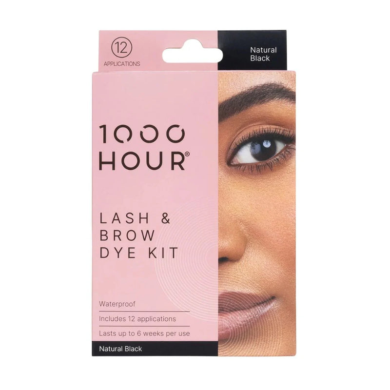 1000 Hour Eyelash & Brow Dye Kit Natural Black