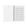 Santorini Appointment Book 4-8 Column 100 pages A4 Natural