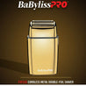 Babyliss Pro FoilFX02 Cord/Cordless Metal Double Foil Shaver Gold