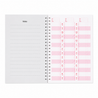 Santorini Appointment Book 4-8 Column 100 pages A4 Purple Model