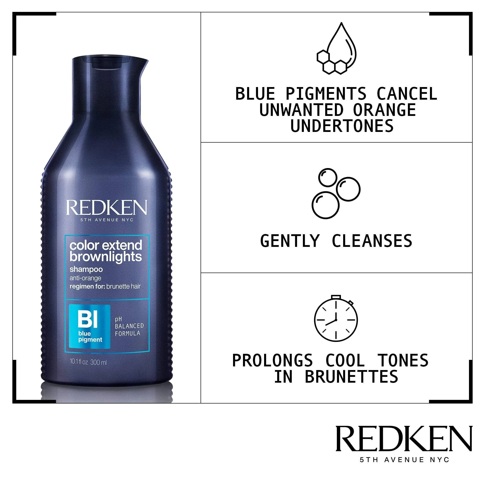 Redken Color Extend Brownlights Blue Toning Shampoo 1 Litre