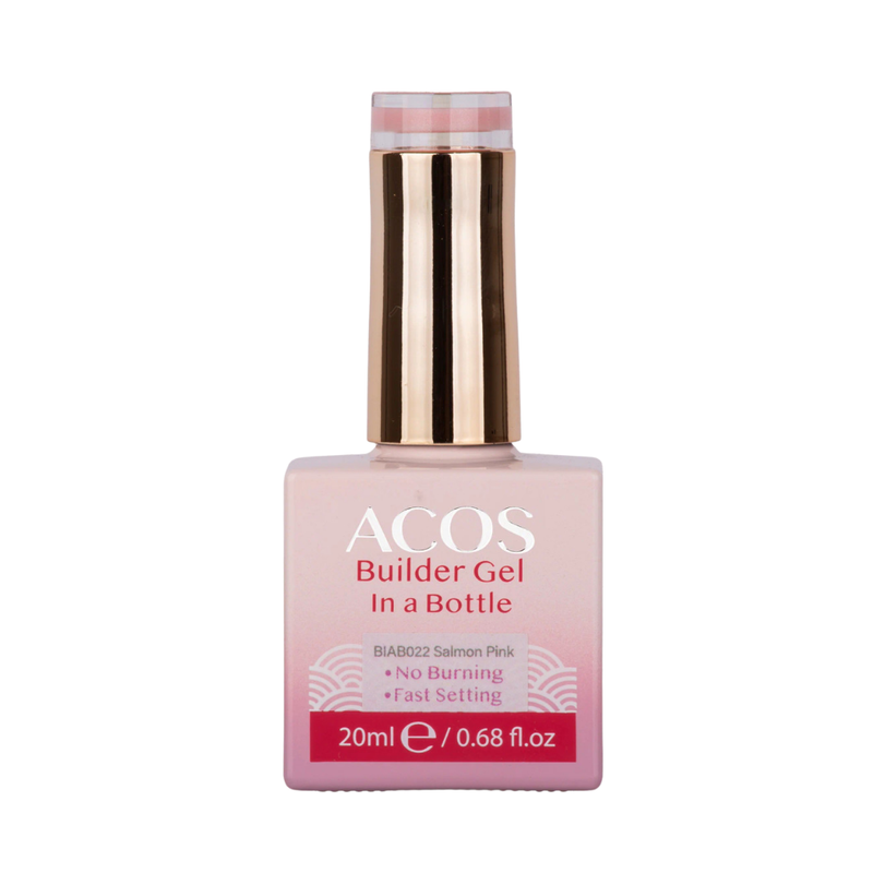 Acos Hema Free Brush-on Builder Gel In A Bottle 022 Salmon Pink 20ml
