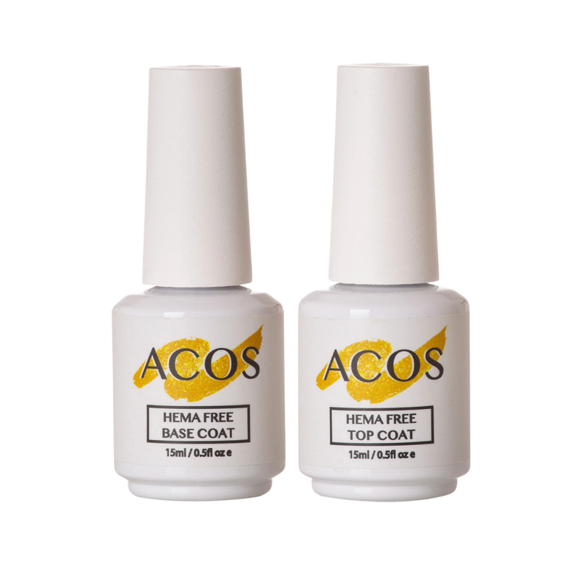 Acos Hema Free Gel Base & Top Coat Duo