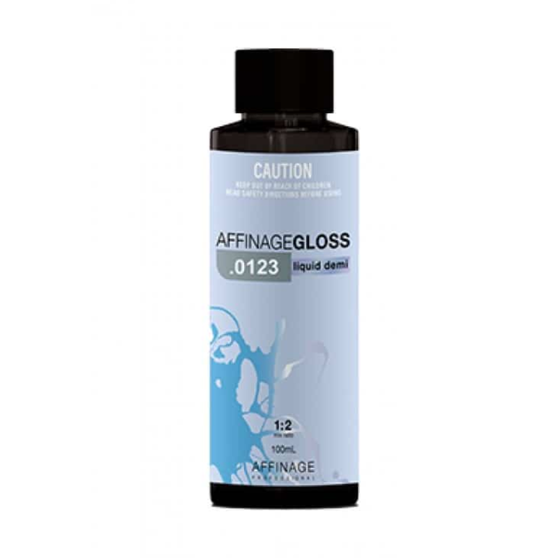Affinage Gloss Liquid Demi .0123 Cool Beige 100ml