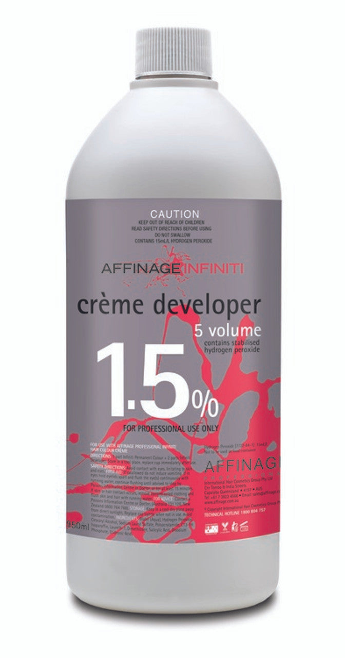 Affinage Infiniti Creme Developer 5 vol (1.5%) 950ml