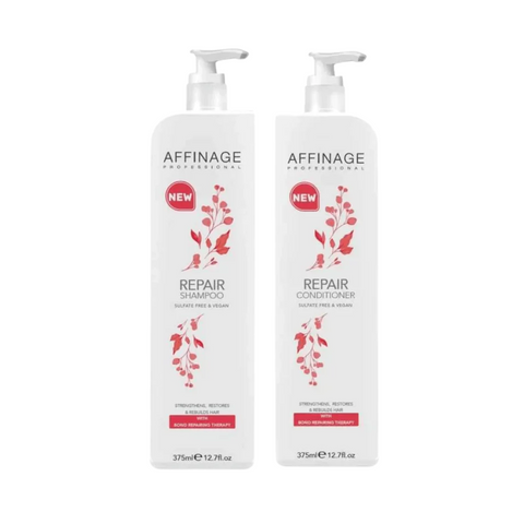 Affinage Repair Shampoo & Conditioner 375ml Duo