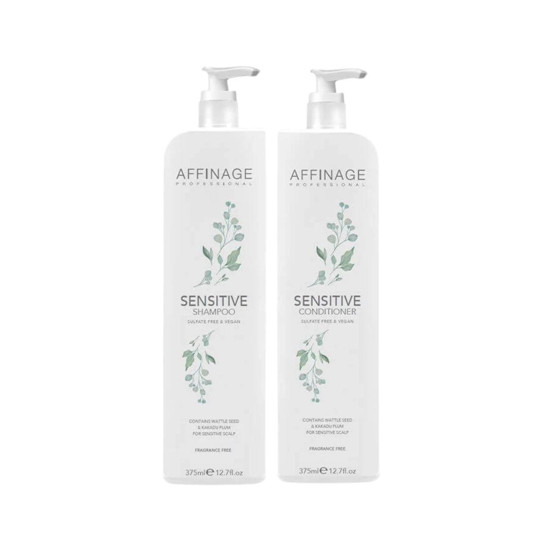 Affinage Sensitive Shampoo & Conditoner 375ml Duo