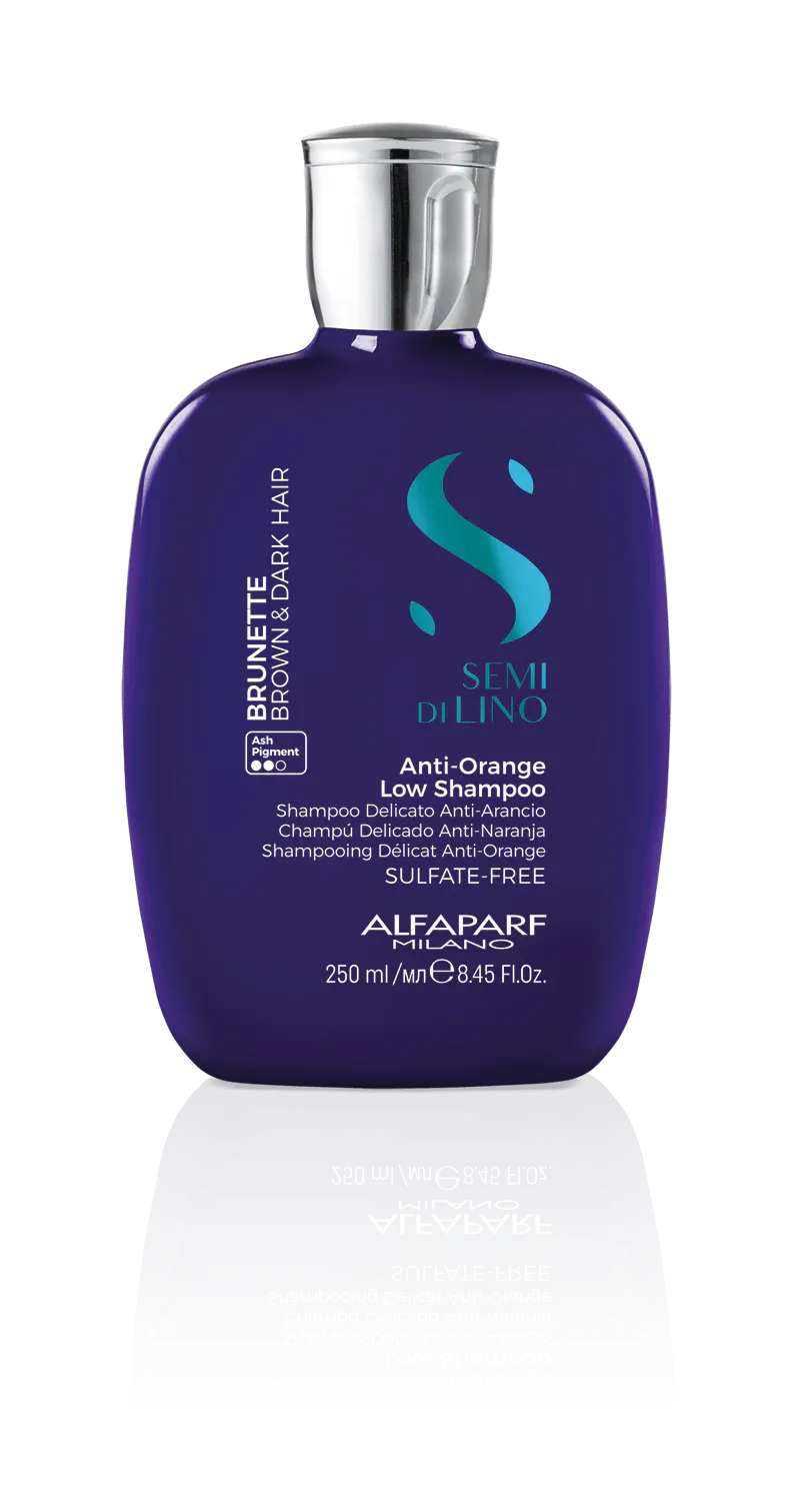 Alfaparf Milano Semi Di Lino Anti-Orange Low Shampoo 250ml & Conditioner 200ml Duo