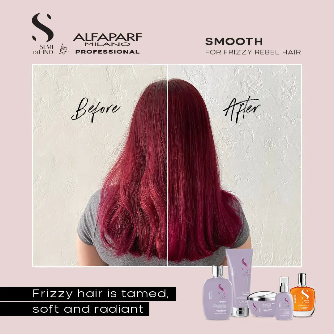 Alfaparf Milano Semi Di Lino Smooth Smoothing Low Shampoo 250ml & Conditioner 200ml Duo