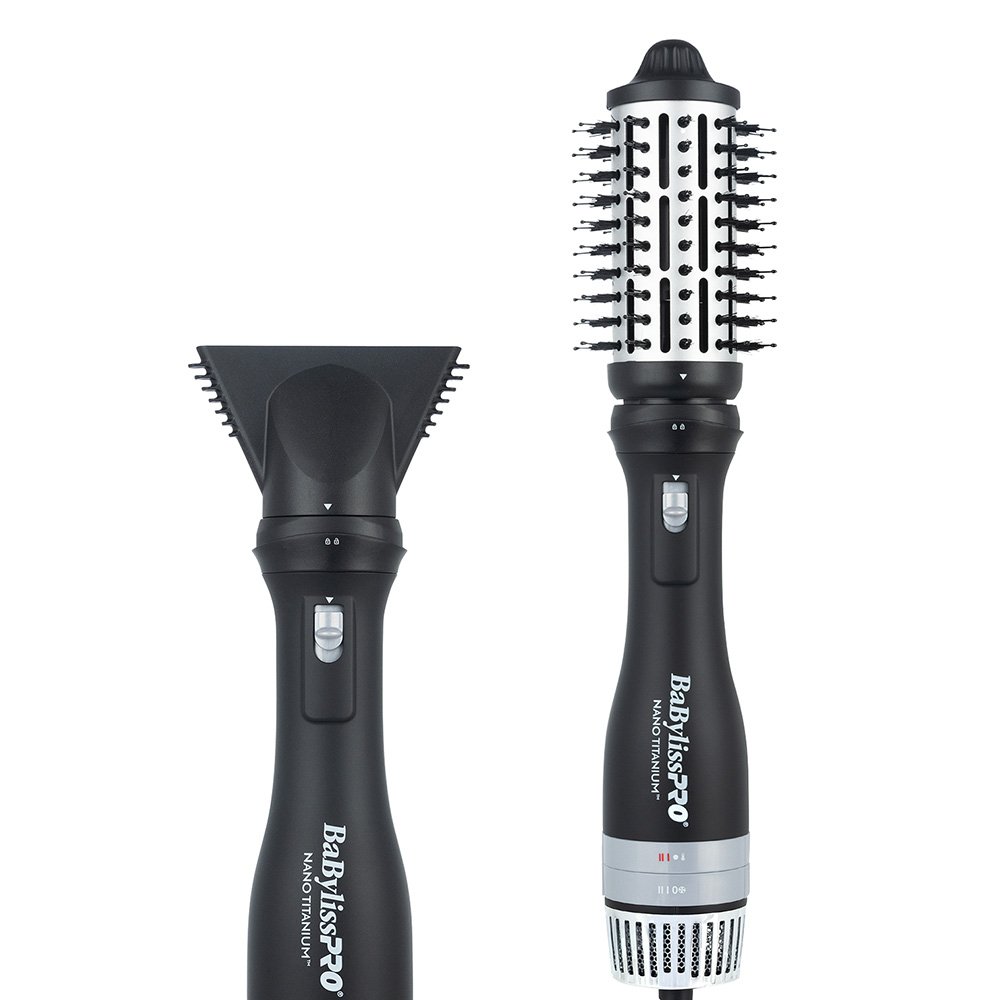 Babyliss Pro Nano Titanium Detachable 2 In 1 Hot Air Brush and Dryer ...