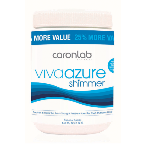 Caronlab Strip Wax Viva Azure Shimmer 1.25 Litres