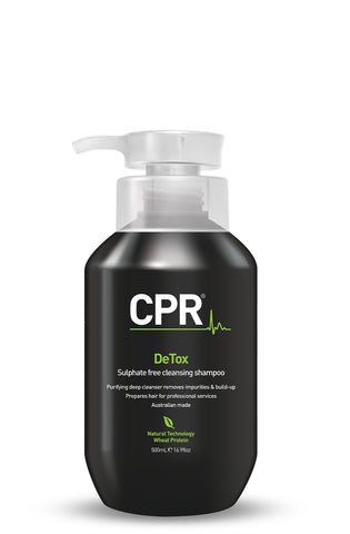 CPR Vitafive DeTox Sulphate Free Cleansing Shampoo 500ml (old packaging)