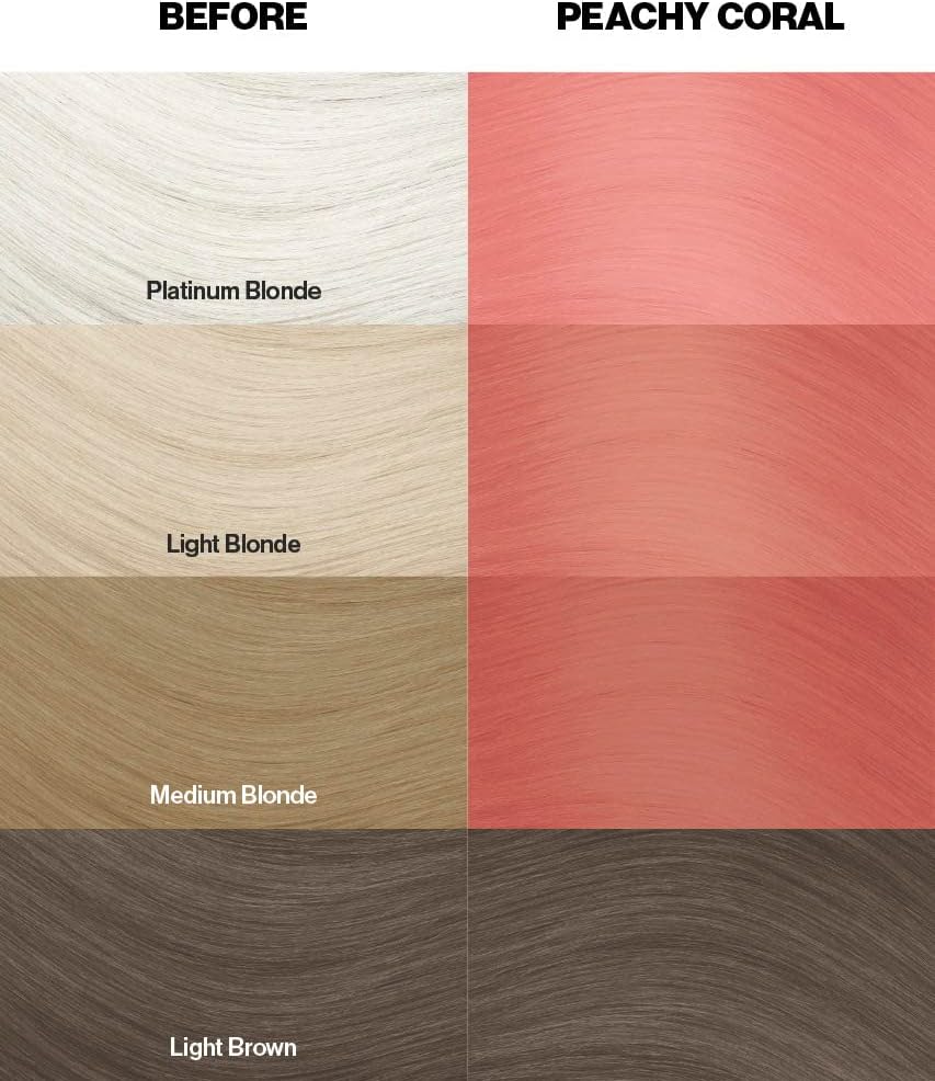 #Crazy Color Semi Permanent Peachy Coral #70 100ml