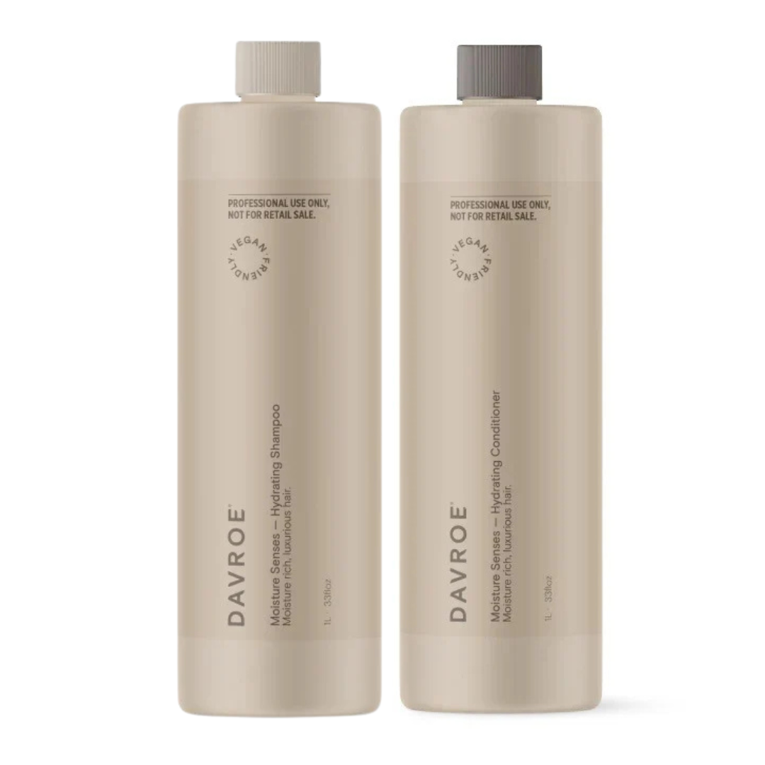 Davroe Moisture Senses Hydrating Shampoo & Conditioner 1 Litre