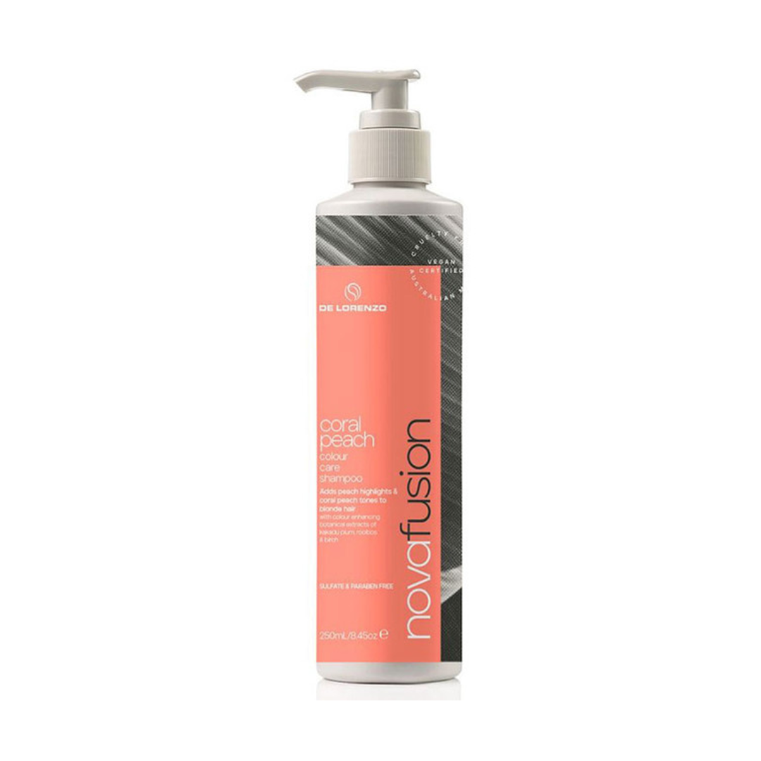 De Lorenzo Novafusion Coral Peach Shampoo 250ml