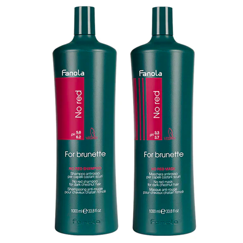 Fanola No Red For Brunettes Supersize Duo 1L