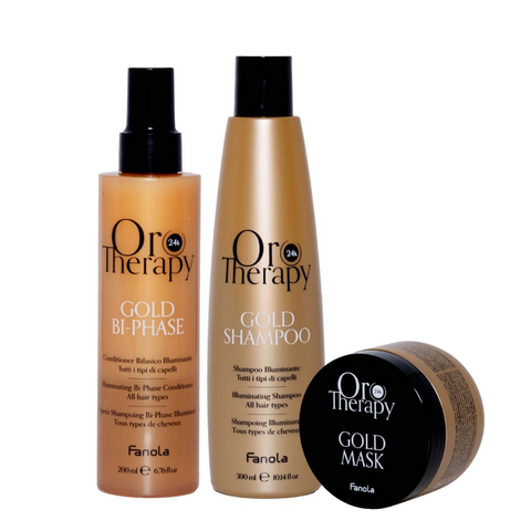 Fanola Orotherapy Gold Illuminating Trio Pack