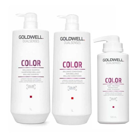 Goldwell Dualsenses Color Brilliance Big Bottle Trio