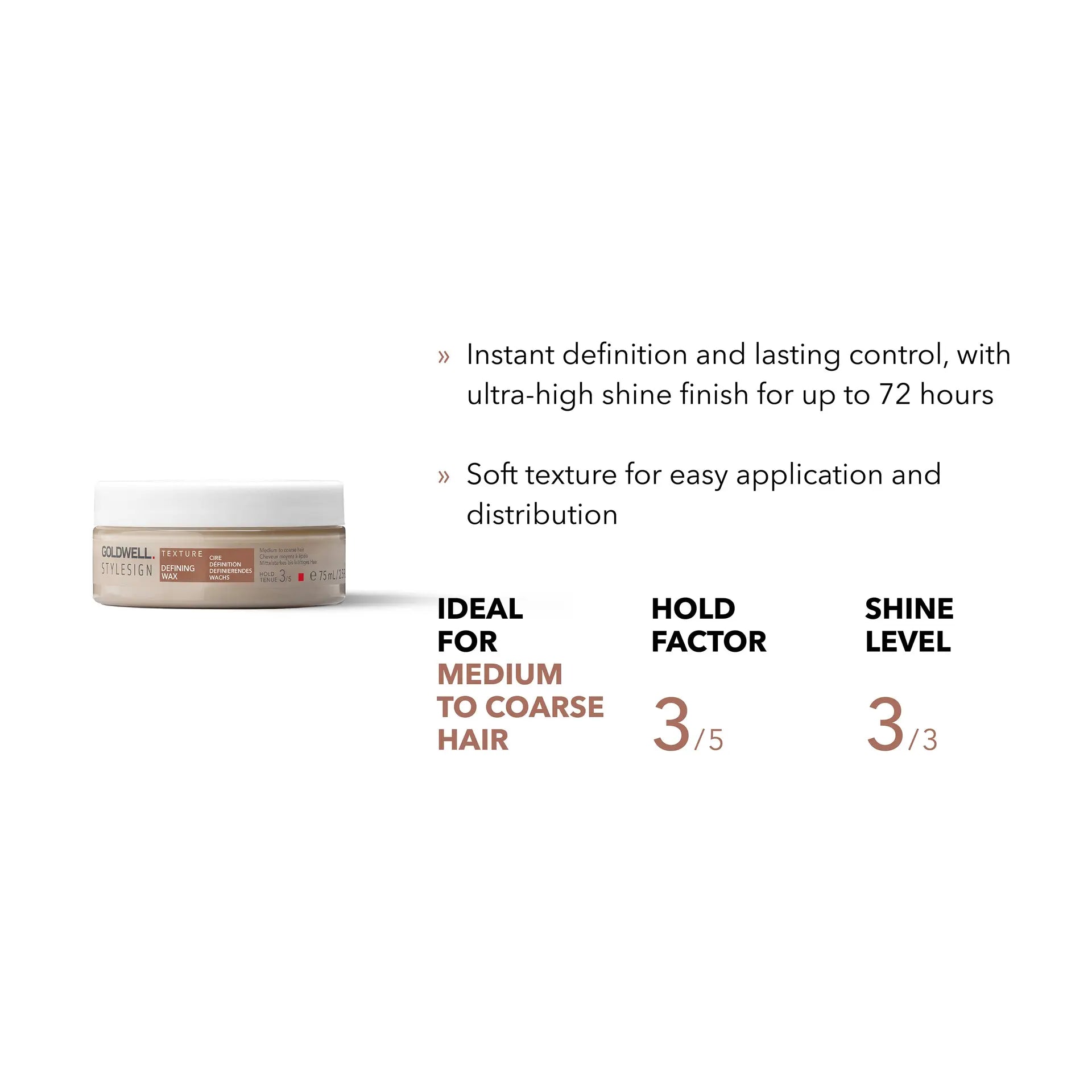 Goldwell StyleSign Defining Wax 75ml