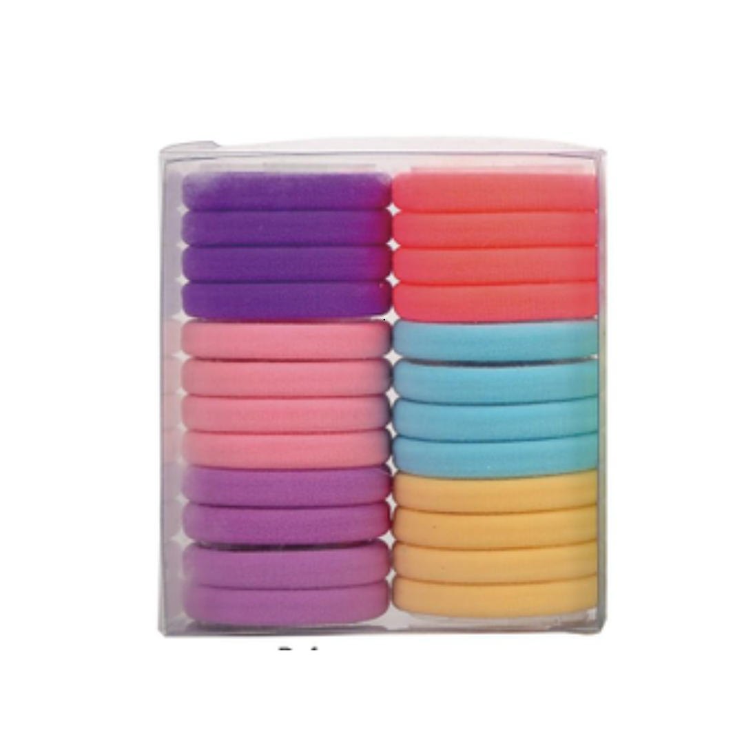 Grace Hair Ties Assorted Colours 24 Pack – Beautopia Hair & Beauty