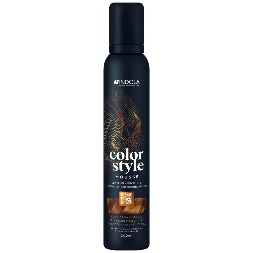 Indola Colour Style Mousse Light Brown Hazel 200ml