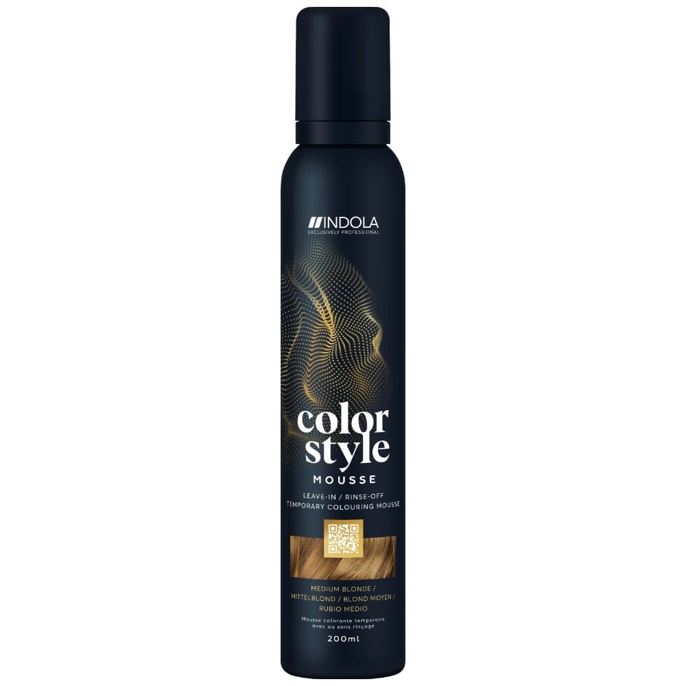 Indola Colour Style Mousse Medium Blonde 200ml