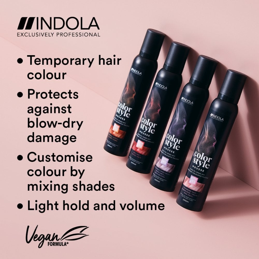 Indola Colour Style Mousse Pearl Grey 200ml