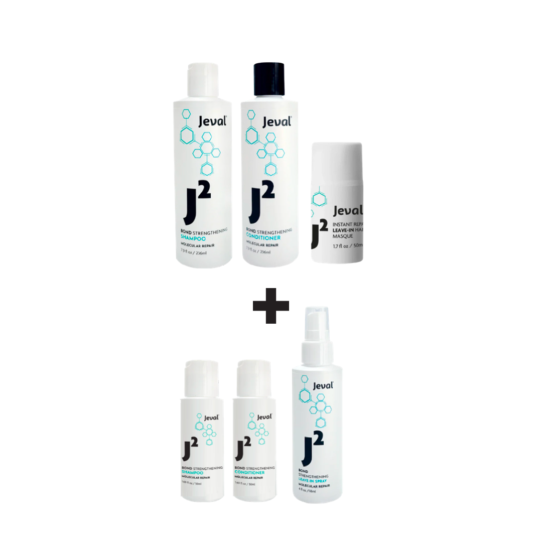 J2 Bond Strengthening Shampoo, Conditioner 236ml, Masque 50ml