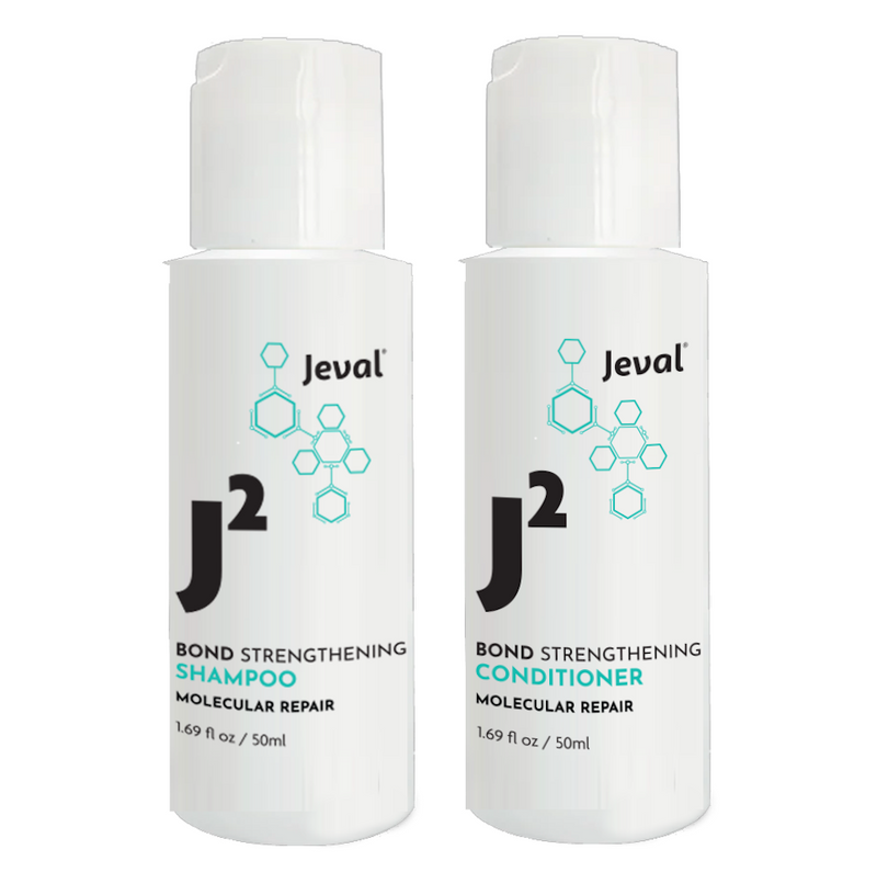 Jeval J2 Bond Strengthening Shampoo & Conditioner Travel Duo 50ml