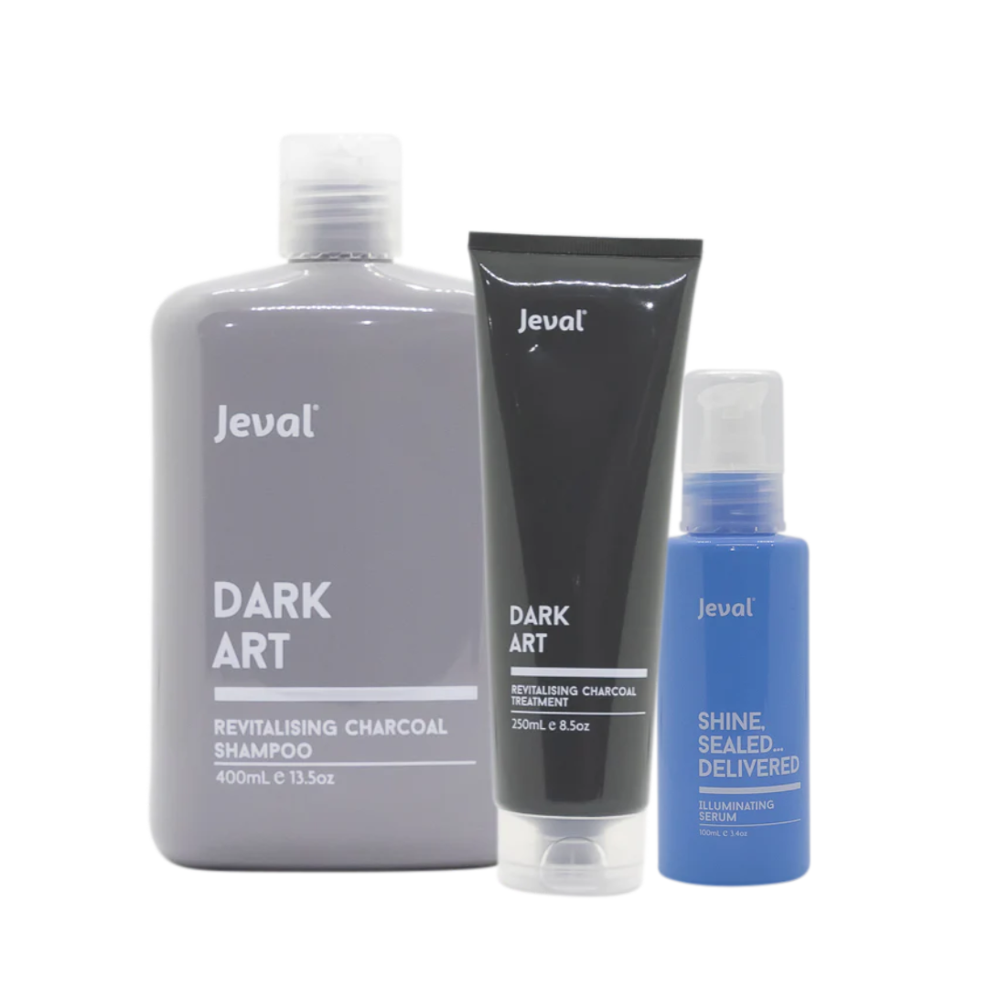 Jeval Dark Art Revitalising Trio – Beautopia Hair & Beauty