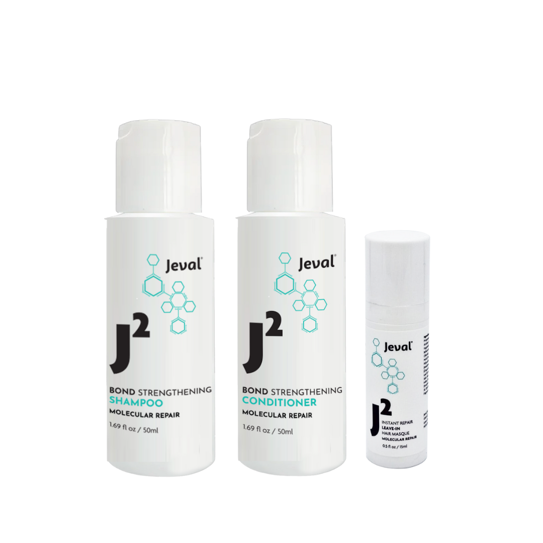 Jeval J2 Bond Strengthening Shampoo, Conditioner & Masque Travel Size ...