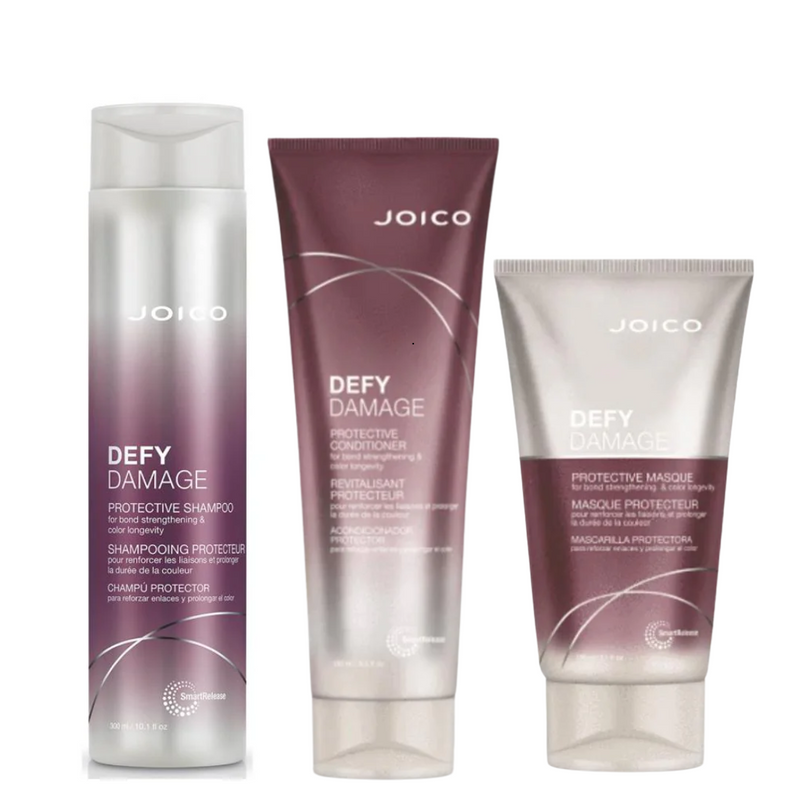 Joico Defy Damage Protective Shampoo, Conditioner & Masque Trio