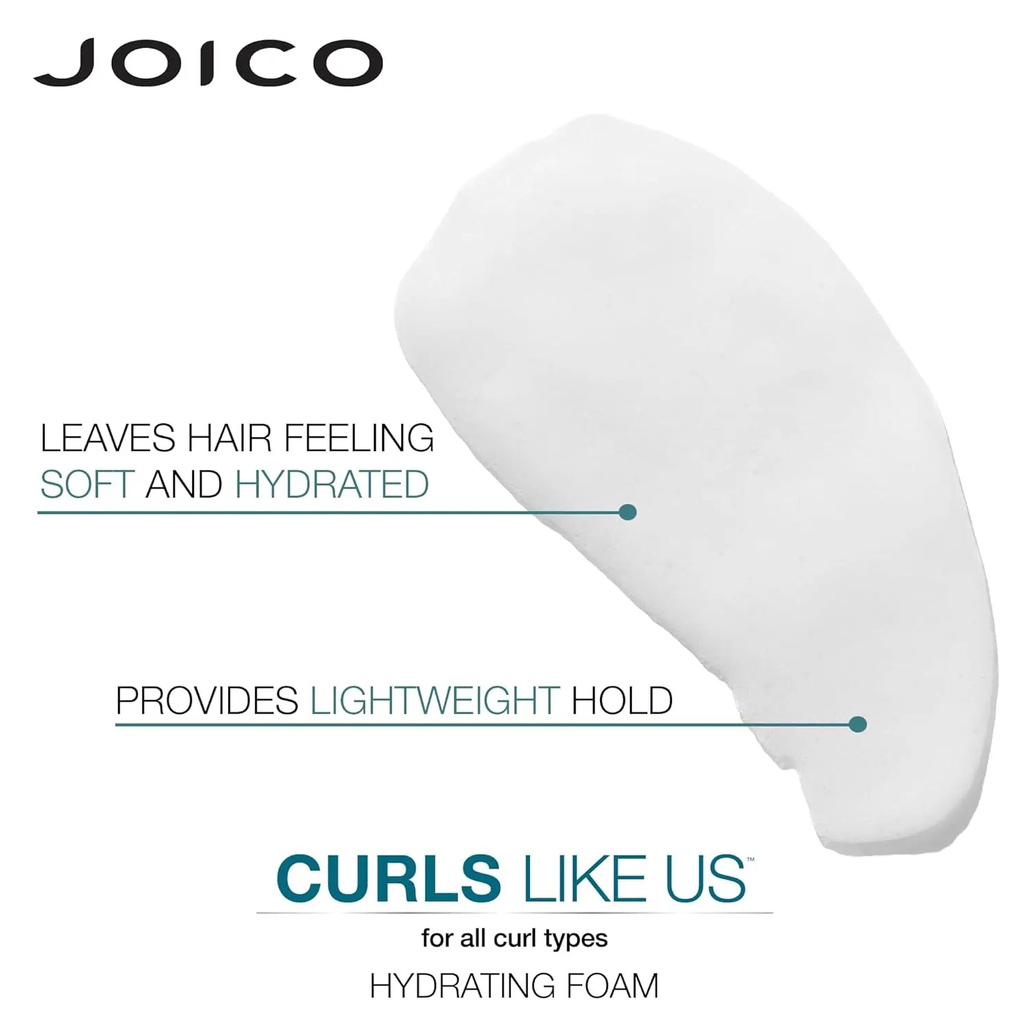 Joico Curls Like Us Smooth & Bounce Curl Hydrating Foam 200ml