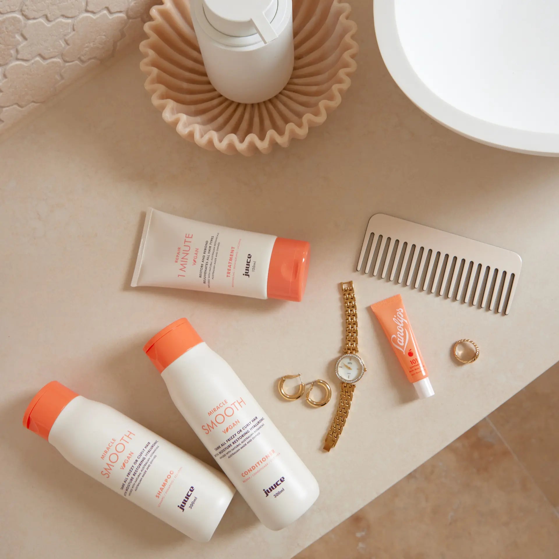 Juuce Miracle Smooth Shampoo & Conditioner 300ml Duo