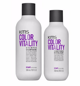 KMS Color Vitality Shampoo 300ml + Conditioner 250ml Duo Pack