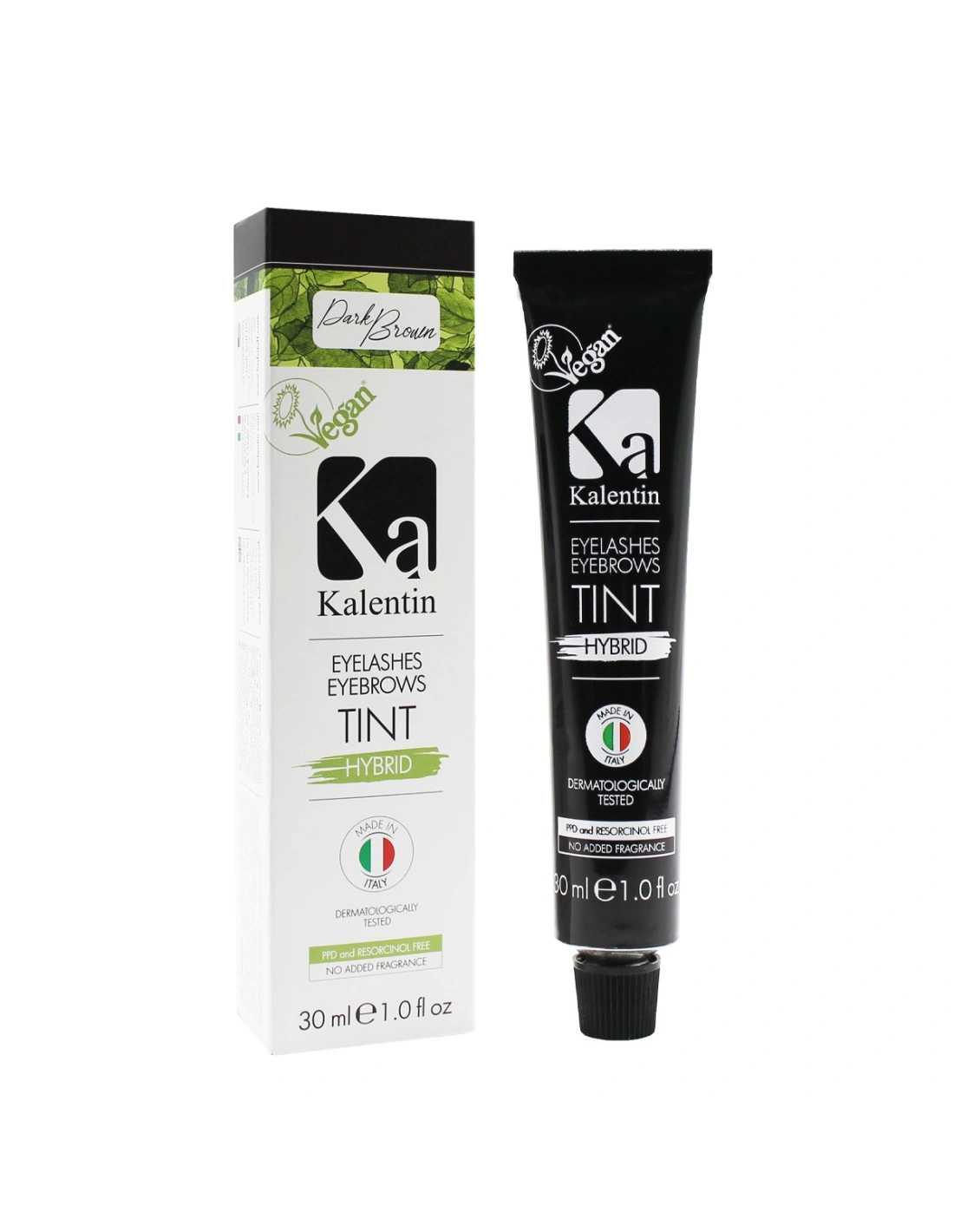 Kalentin Hybrid Eyebrow & Eyelash Tint Dark Brown 30ml