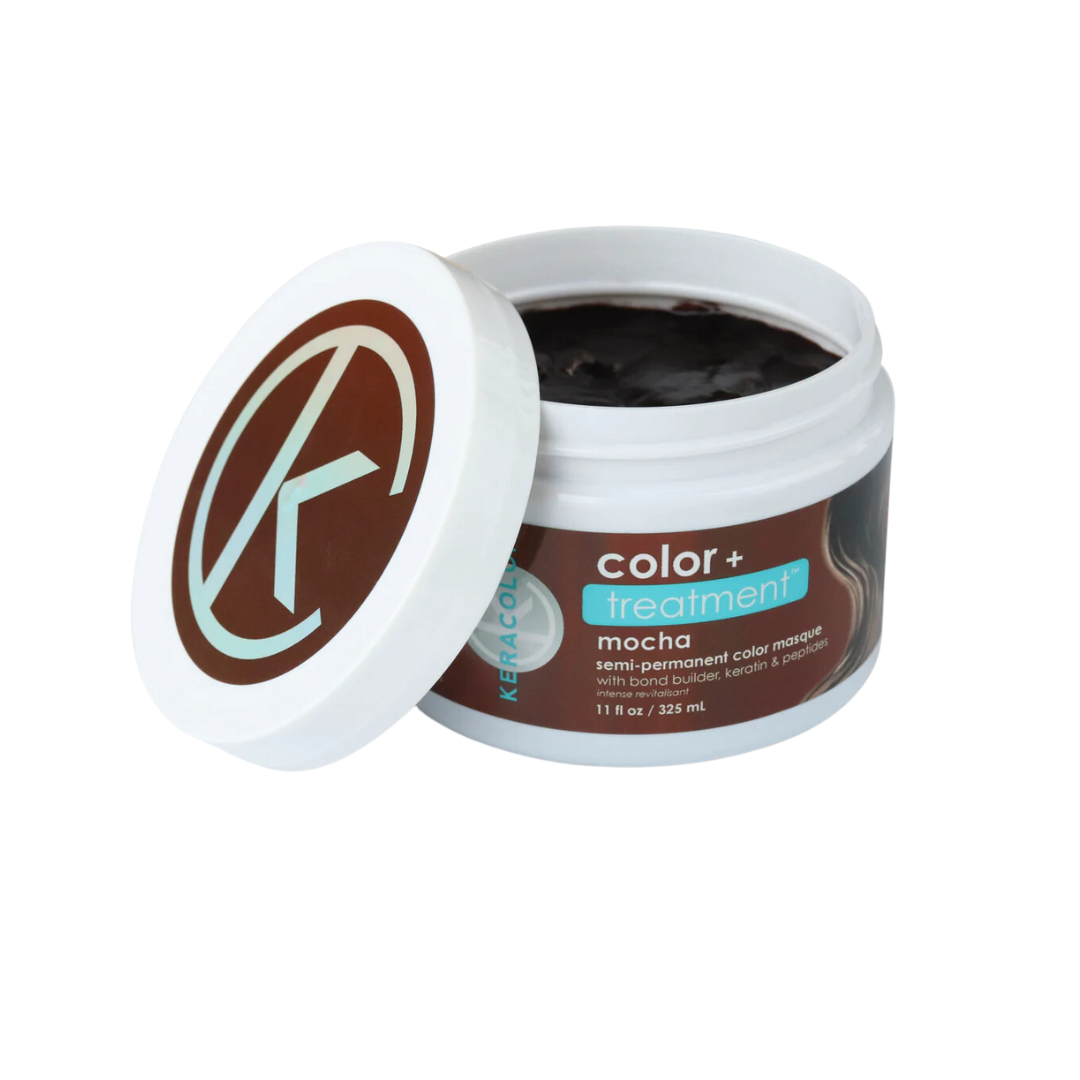 Keracolor Color Treatment Semi-Permanent Color Masque Mocha 325ml