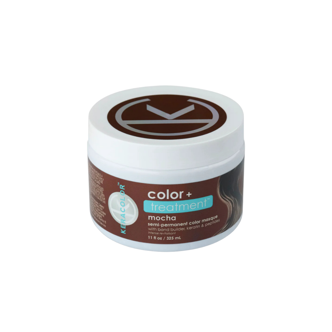 Keracolor Color Treatment Semi-Permanent Color Masque Mocha 325ml