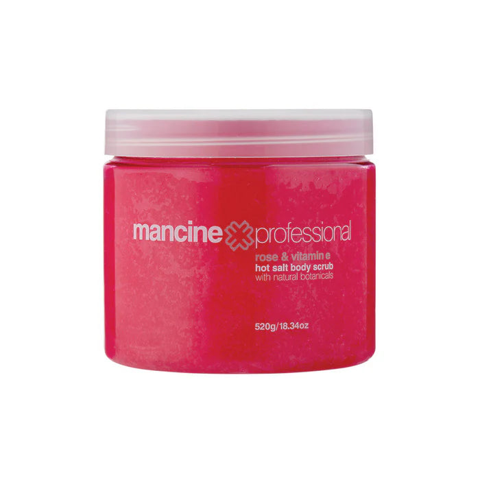 Mancine Hot Salt Scrub Rose & Vitamin E 520g