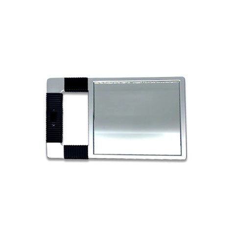 Hand Held Mirror Silver With Handle