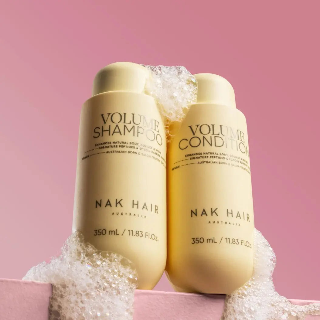 Nak Signature Volume Trio with Replends Creme Leave In Moisturiser