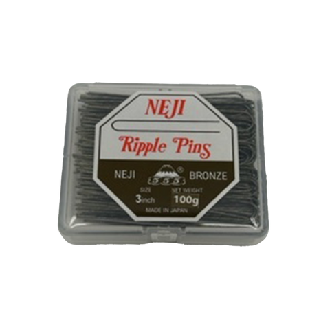 555 NEJI Ripple Pins 3" (72mm) 100gms - Bronze